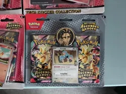 Pokemon TCG: Ascended Heroes Tech Sticker & Blister Pack Bundle (New & Sealed✅) - Image 5
