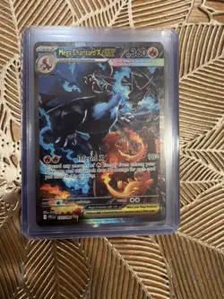 Mega Charizard X EX SIR 125/094 Phantasmal Flames English Pokemon TCG Pack Fresh - Image 1