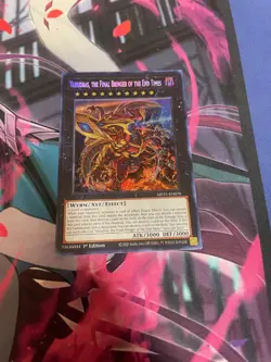 YUGIOH - VARUDRAS THE FINAL BRINGER OF THE END TIMES - PRISMATIC SECRET RARE 1ST - Image 1