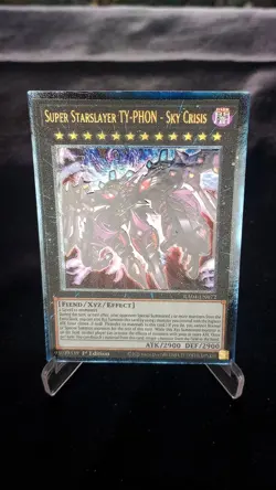 YuGiOh! TCG Super Starslayer TY-PHON Sky Crisis RA04-EN072 Ultimate Rare - NM/M - Image 1