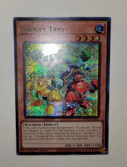 Yu-Gi-Oh! Gadget Trio MP25-EN061 Prismatic Secret Rare - Image 1