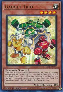 Gadget Trio-Ultra Rare - 1st Edition - LEDE-EN004 - Legacy of Destruction - NM - Image 1