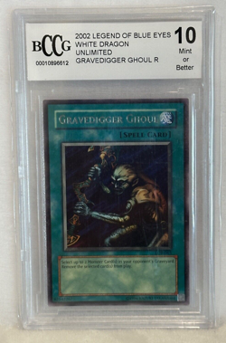 Yugioh! Gravedigger Ghoul LOB-065 Unlimited Edition BCCG Mint 10 - Image 1
