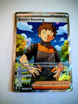 Brock's Scouting 179/159 Ultra Rare - Journey Together 2025 SV09: Pokemon TCG NM - Image 1