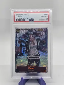 Kuzan SEC Alt Art OP02-096 One Piece Paramount War PSA 10 English - Image 1