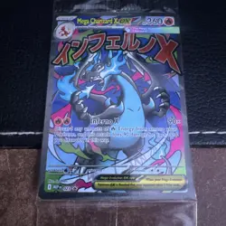 Mega Charizard X ex 023 Pokemon Phantasmal Flames Promo Card Sealed from UPC - Image 1