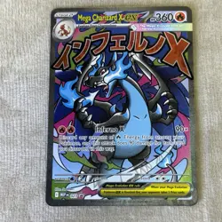 Mega Charizard X ex 023 Pokemon Phantasmal Flames Promo Card Sealed from UPC - Image 1
