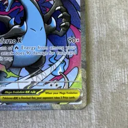 Mega Charizard X ex 023 Pokemon Phantasmal Flames Promo Card Sealed from UPC - Image 2