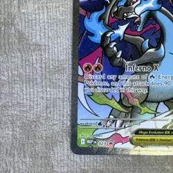 Mega Charizard X ex 023 Pokemon Phantasmal Flames Promo Card Sealed from UPC - Image 3