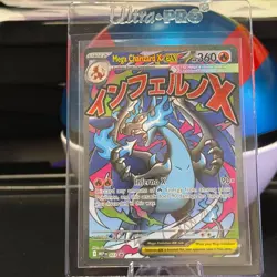 Mega Charizard X ex 023 Pokemon Phantasmal Flames Promo Card Fresh from UPC - Image 2