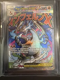 MEGA CHARIZARD X EX #23 BLACK STAR PROMO From UPC Mint Pokemon Phantasmal Flames - Image 1