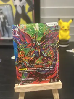 Gundam Epyon (LR+) GD02-002 - Gundam TCG Card Game - Dual Impact ALT ART FOIL - Image 3