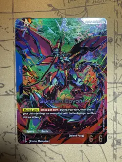 Gundam Epyon (LR+) GD02-002 - Gundam TCG Card Game - Dual Impact ALT ART FOIL - Image 1