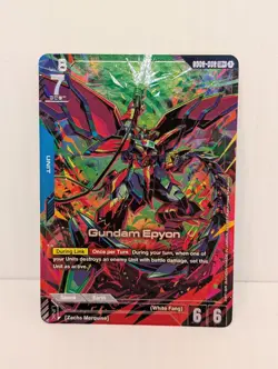 Gundam Epyon (LR+) GD02-002 - Gundam TCG Card Game - Dual Impact ALT ART FOIL - Image 1