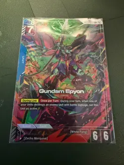 Gundam Epyon (LR+) GD02-002 - Gundam TCG Card Game - Dual Impact ALT ART FOIL - Image 1