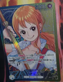 ONE PIECE Card Game Nami Alt Art OP11-041 L A Fist of Divine Speed Japanese - Image 1