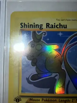 2000 Shining Raichu 111 1st Edition Neo Destiny Pokemon Holo Card Mint Rare - Image 4