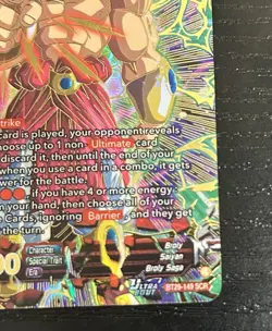 SS Broly Cutthroat Warfare BT29-149 SCR Fearsome Rivals Dragon Ball Super Card - Image 4