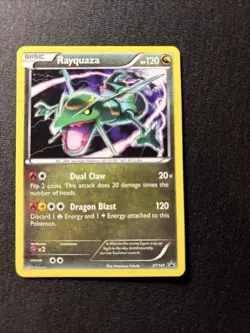 Pokemon TCG Rayquaza EX Holo Rare Black Star Promo Card XY141 - Image 1