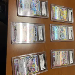 CGC Lot Of 7 Japanese Terastal Festival Cards Eeveeloution Ex - Image 2