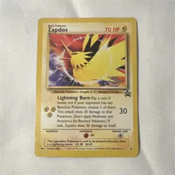 Zapdos 2000 Black Star Promo 23/53 70 HP Regular Vintage Pokemon Card - Image 1