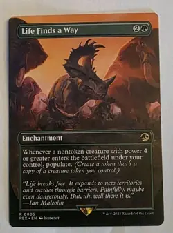 MTG Life Finds a Way Universe Beyond Magic the Gathering Jurassic World - Image 1