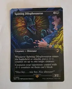 MTG Spitting Dilophosaurus Jurassic World Universe Beyond Magic the Gathering - Image 1