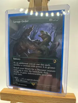 Savage Order (Borderless) Universes Beyond: Jurassic World Collection Regular - Image 2