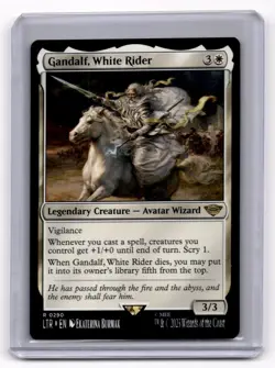 MTG Gandalf, White Rider The Lord of the Rings: Tales of Middle-Earth 0290 NM - Image 1