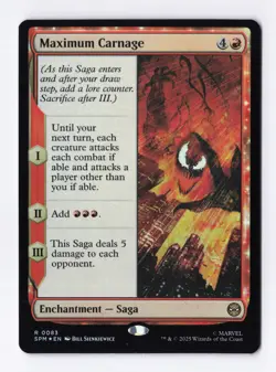Maximum Carnage (Foil) 0083 (R) MTG Marvel's Spider-Man (SPM) - Image 1