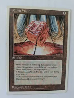 Mana Vault 4th Edition MTG NM Free shipping with tracking - Image 1