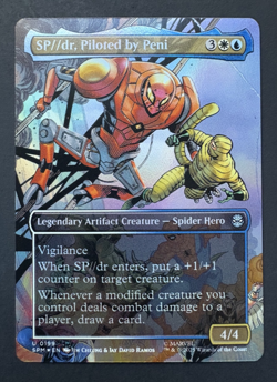 MTG Magic The Gathering SP dr, Piloted by Peni Foil SPM Spider-Man Borderless NM - Image 1
