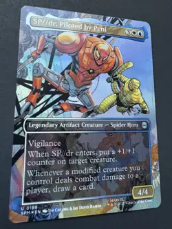 MTG Magic The Gathering SP dr, Piloted by Peni Foil SPM Spider-Man Borderless NM - Image 2