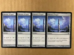 MTG 4x Obelisk of Esper # 213 Shards of Alara Pauper Magic the Gathering x4 NM - Image 1