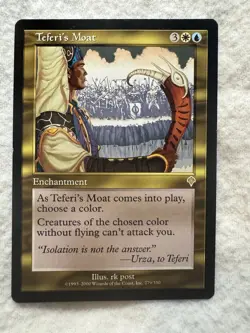 MTG - Teferi's Moat - LP - Invasion #279 - Rare - English - Regular - Image 1