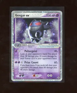2004 Pokemon EX Fire Red & Leaf Green Gengar EX Holo Foil Rare 108/112 - Image 1
