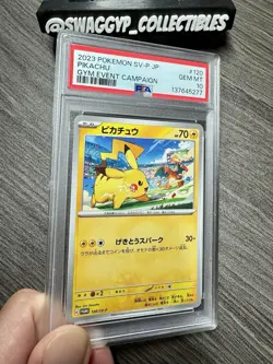 ◓Pikachu 120/SV-P Scarlet & Violet Gym Promo 2023 - Pokemon Japanese PSA 10◓ - Image 3