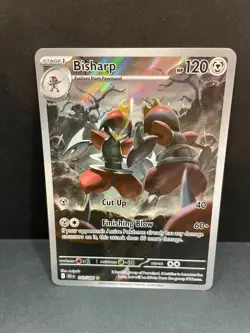 Pokemon Black Bolt - Bisharp - Illustration Rare NM+/MINT - 143/086 - Image 1