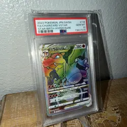 2022 POKEMON JAPANESE CHARIZARD VSTAR RAINBOW HYPER RARE #118 - PSA 10 GEM MINT - Image 2
