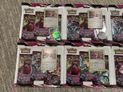 Lot of *Eight* Pokemon Fusion Strike 3 Pack Blisters New Sealed - Image 2