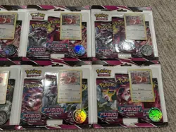 Lot of *Eight* Pokemon Fusion Strike 3 Pack Blisters New Sealed - Image 3