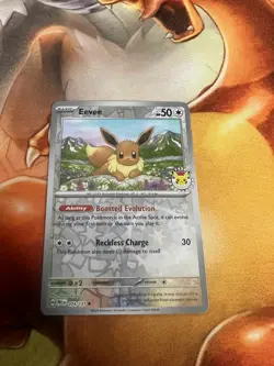 Eevee 074/131 Pokemon Day 2025 Exclusive Holo Promo Near Mint TCG - Image 1