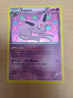Pokemon TCG Espeon Black & White BW92 Black Star Promo Holo Card - Image 1
