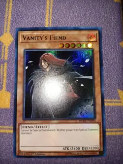 1x Vanity's Fiend DUDE-EN034 First Edition Ultra Rare Light Play - Image 1