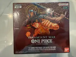 One Piece TCG Paramount War Booster Box (OP-02) Factory Sealed English - Image 1