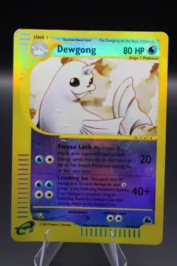 Dewgong 7/144 Skyridge Reverse Holo - Vintage - Damaged - Image 1