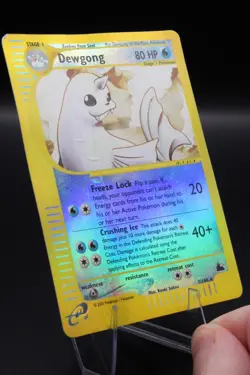 Dewgong 7/144 Skyridge Reverse Holo - Vintage - Damaged - Image 2