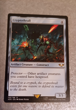 MTG - Cryptothrall - Universes Beyond: Warhammer 40k - Near Mint - Image 1