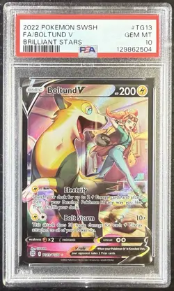 Boltund V TG13/TG30 Swsh09: Brilliant Stars Trainer Gallery Holo PSA 10 - Image 1
