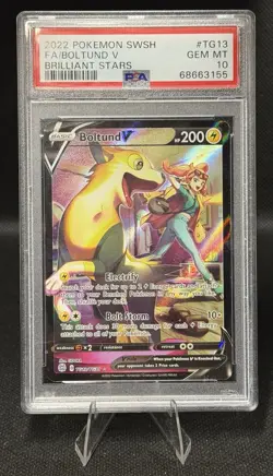 Boltund V TG13/TG30 Swsh09: Brilliant Stars Trainer Gallery Holo PSA 10 - Image 1